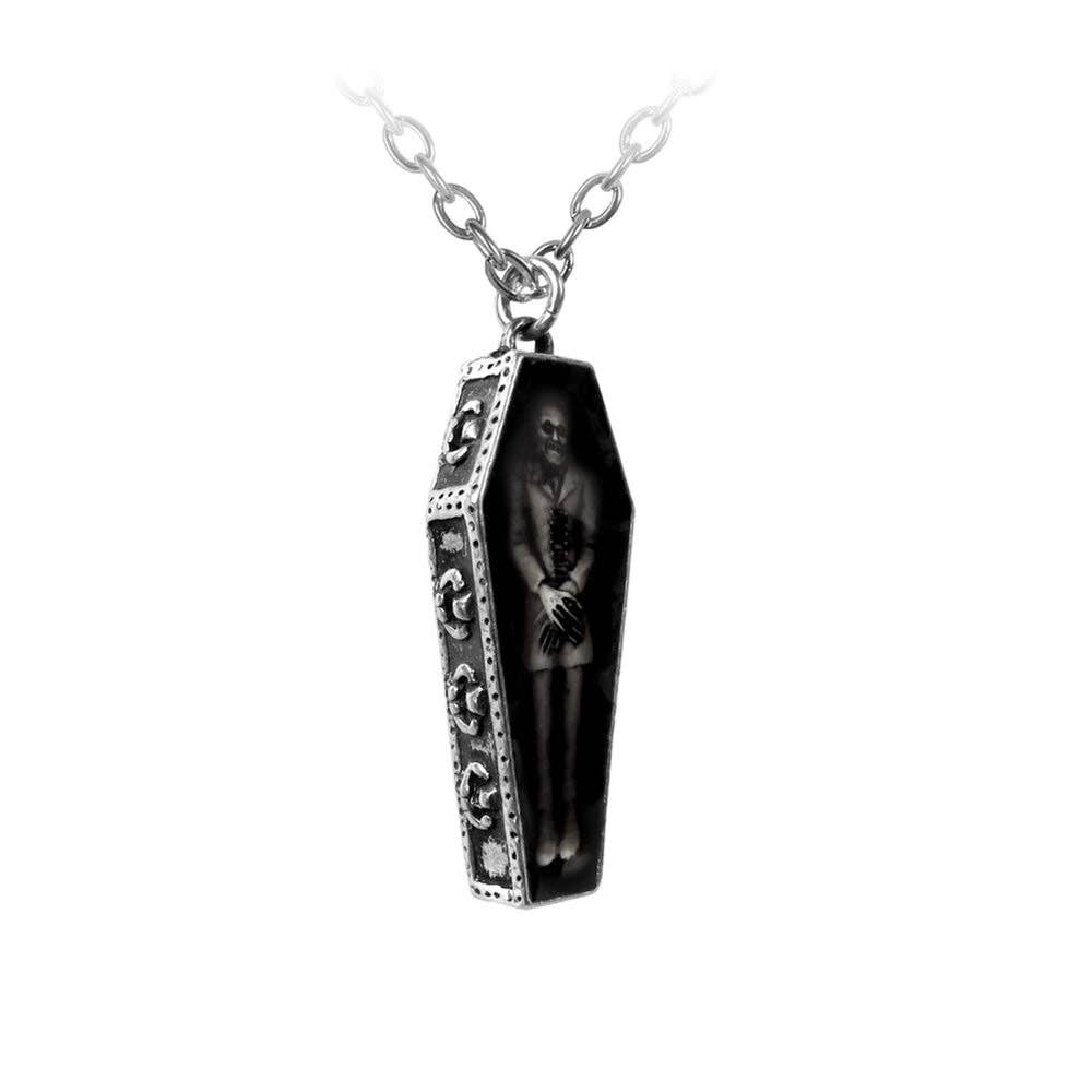 Nosferatu's Rest Pendant Pewter