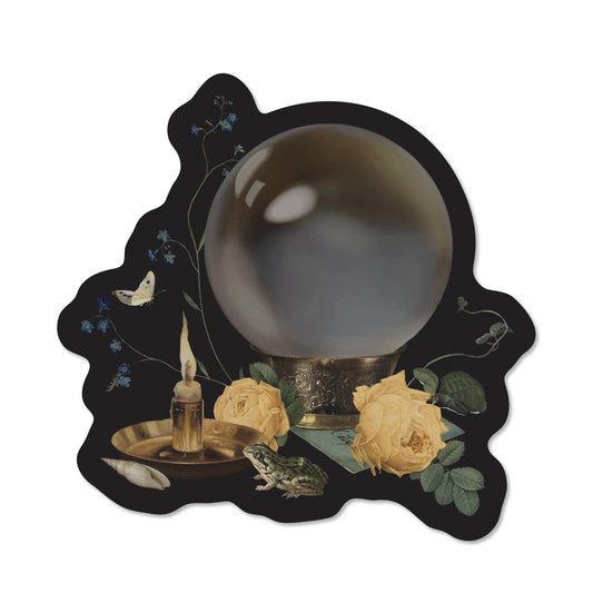Crystal Ball Sticker - Large - Loved To Death