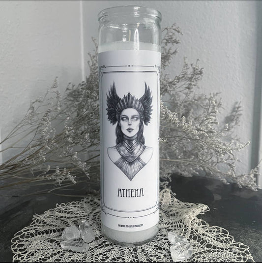 Athena Altar Candle Caitlin McCarthy