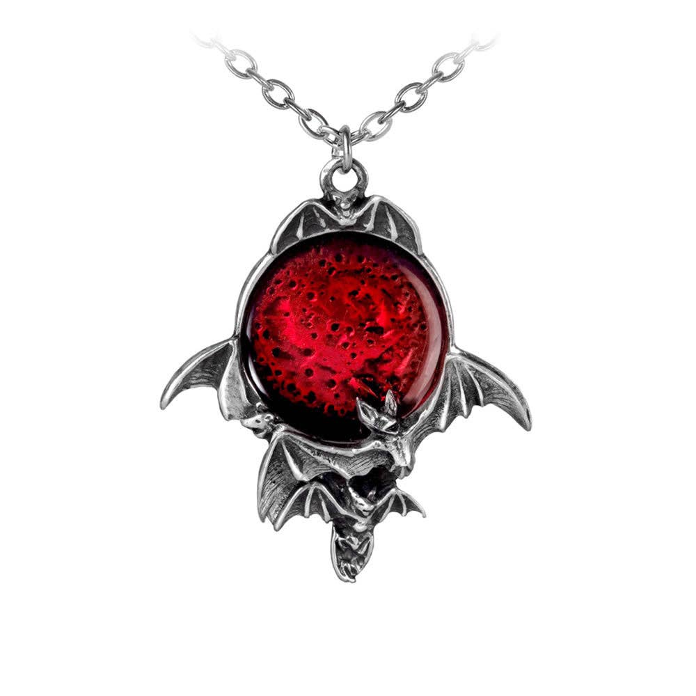 Blood Moon Pewter Pendant