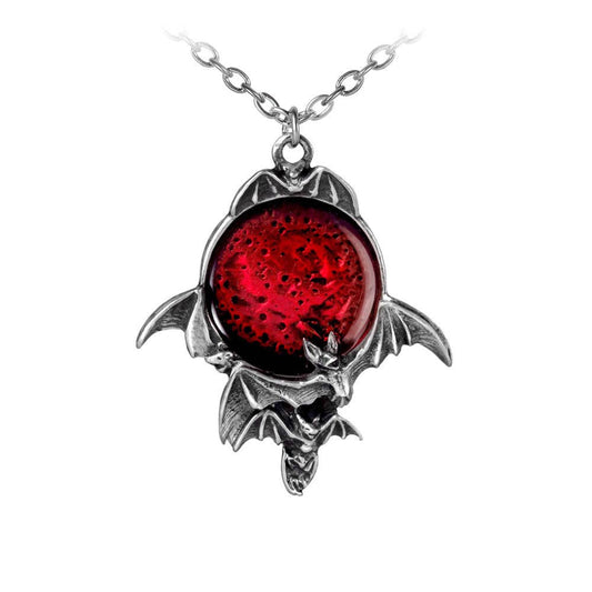 Blood Moon Pewter Pendant