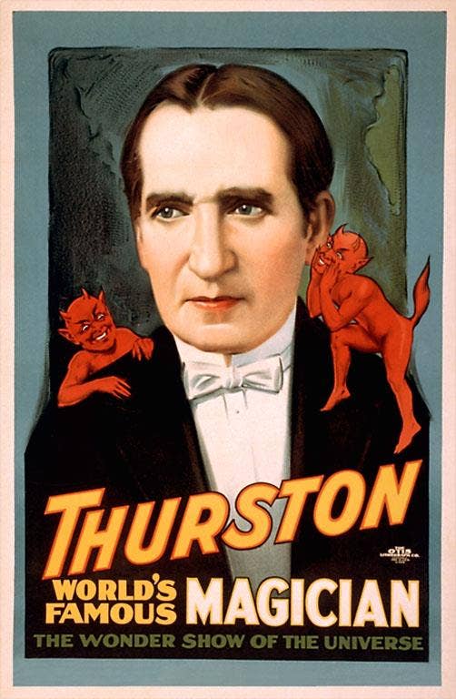Postcard Thurston the Magician Poster