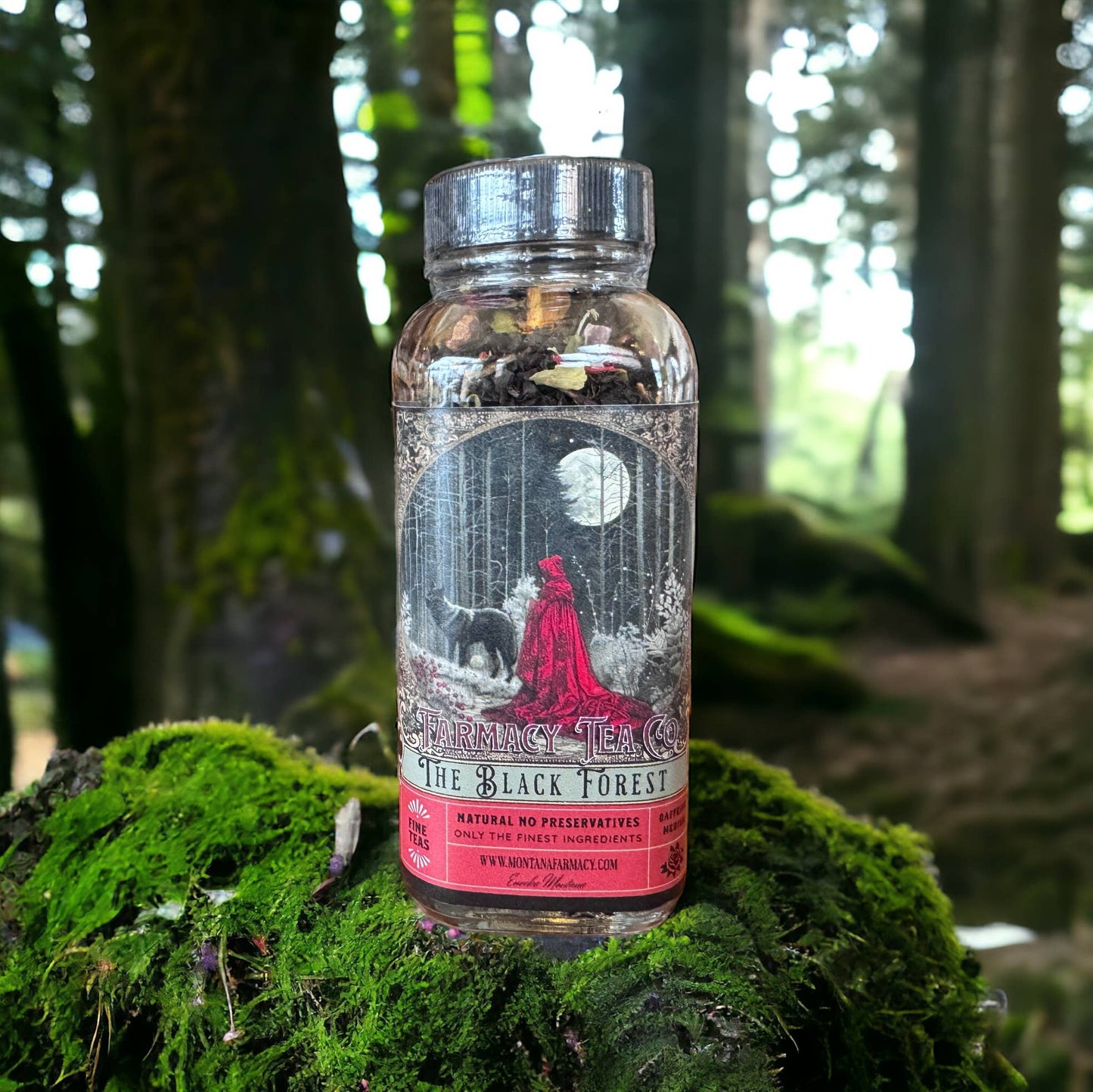 Black Forest deep lovely Vintage Victorian Dark Academia Tea