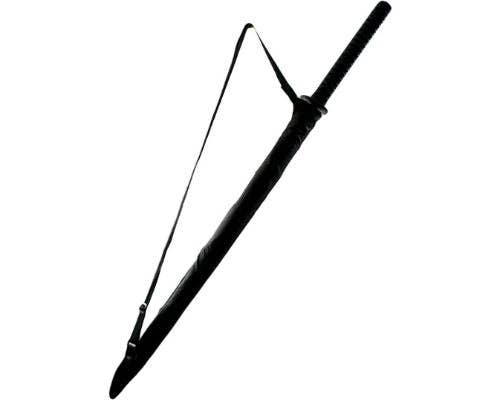 Black Katana Handle Umbrella 42.5"Dia