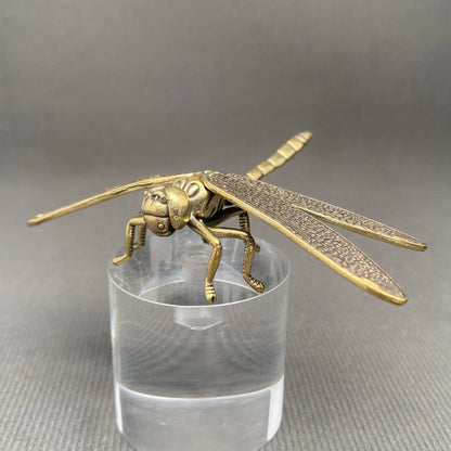 Brass Dragonfly Figurine