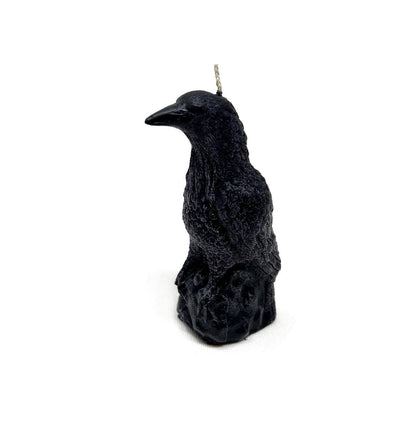 Raven candle  Black