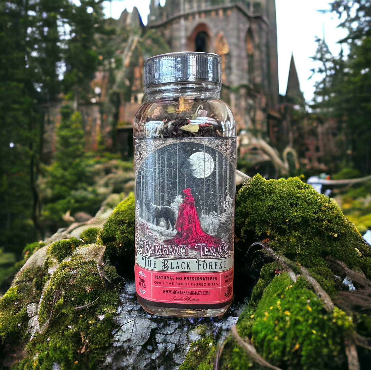 Black Forest deep lovely Vintage Victorian Dark Academia Tea