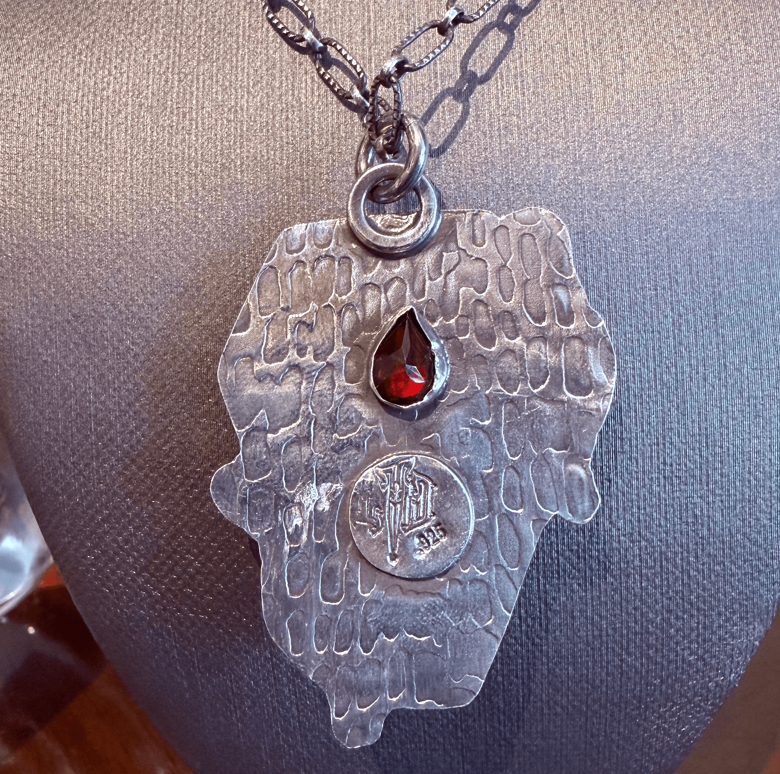 Gothic Victorian Handmade Obsidian Snakes Coffin Spiderweb Necklace - Loved To Death