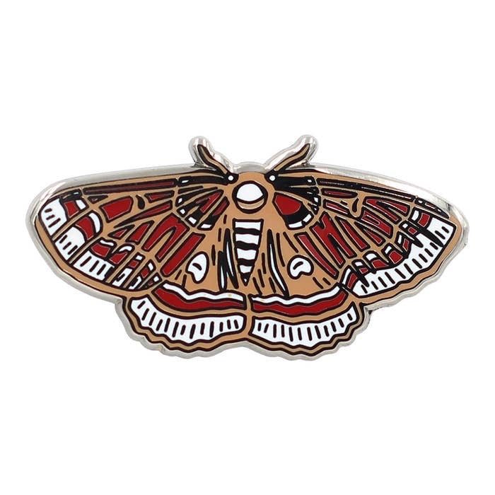 Hawk Moth Enamel Pin - Loved To Death