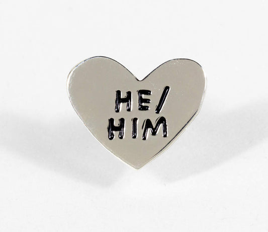 He / Him Pin - Loved To Death
