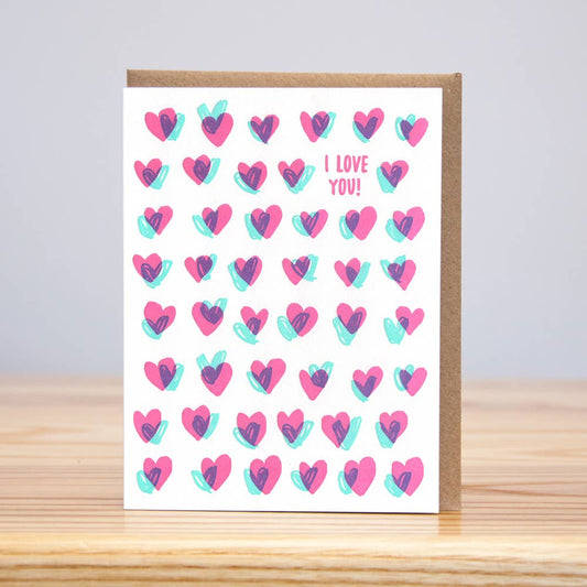 Hearts I Love You Gift Card - Loved To Death