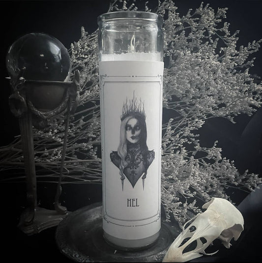 Hel Altar Candle Stickers - Pack of 5 Vinyl Stickers - Loved To Death