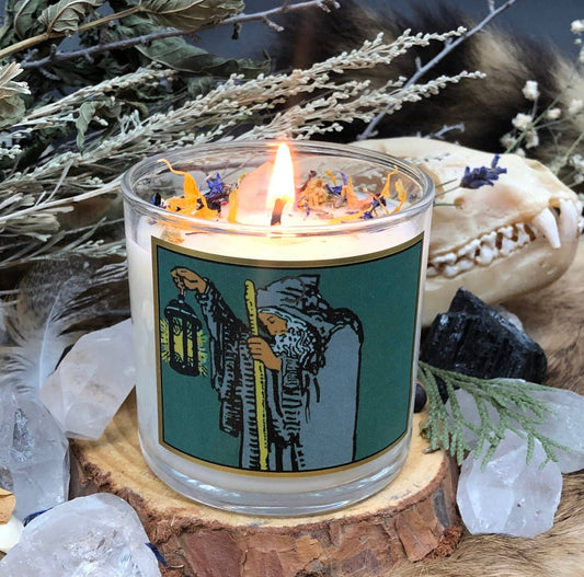 Hermit Tarot Candle - Loved To Death