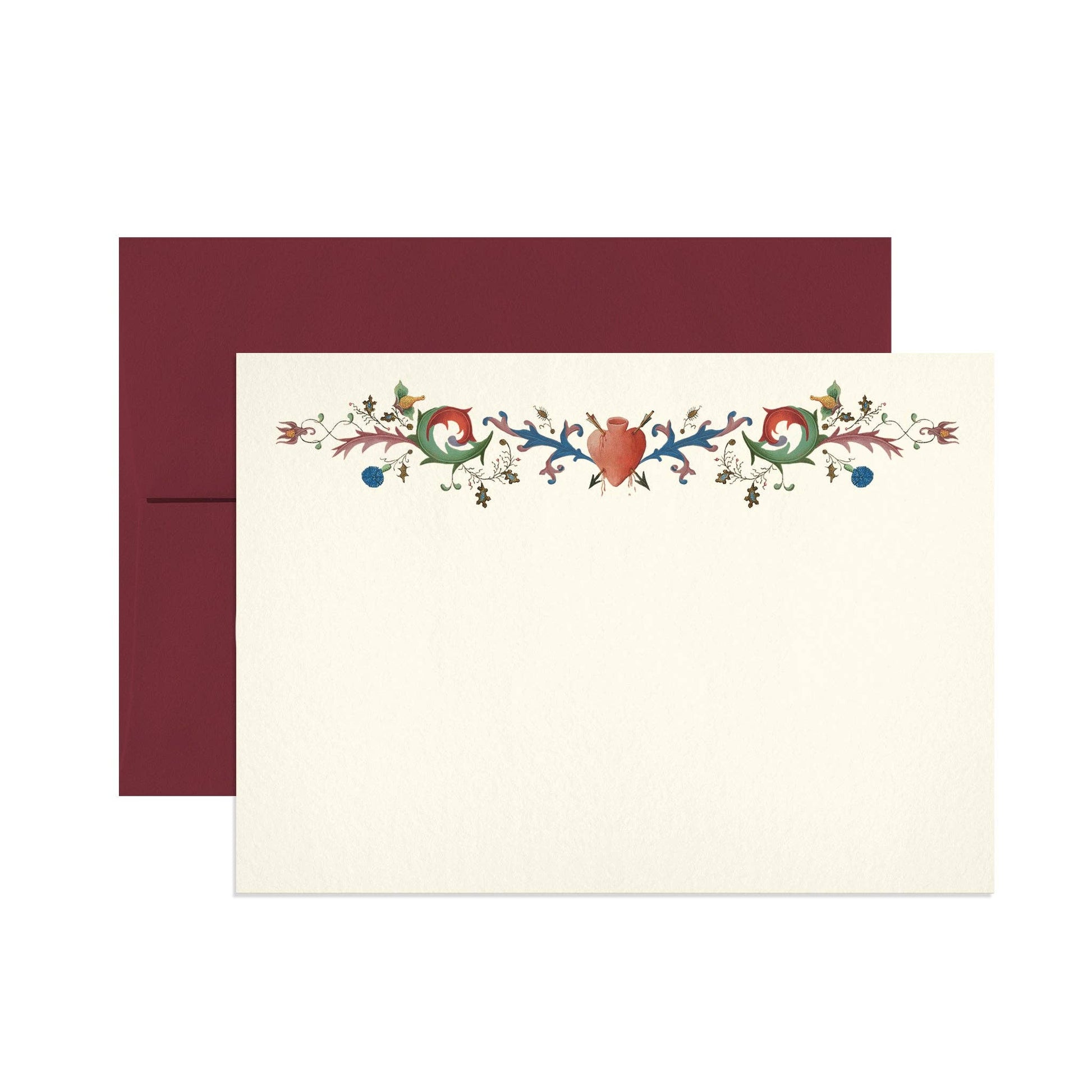 Illuminated Heart Note Card Set - Loved To Death