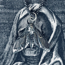 Load image into Gallery viewer, Death Head Hawk Moth Sterling Necklace
