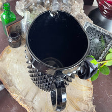 Load image into Gallery viewer, Antique Black Point Amethyst Glass Large Pitcher
