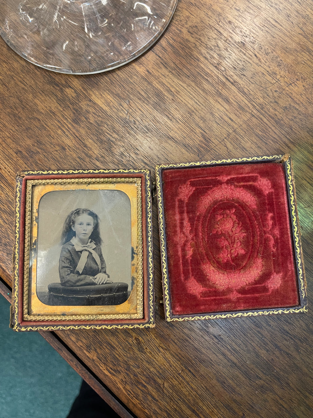 Antique Tintype In Original Case