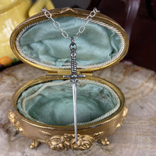 Load image into Gallery viewer, Sterling 1800’s Sword Necklace
