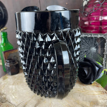 Load image into Gallery viewer, Antique Black Point Amethyst Glass Large Pitcher
