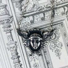 Load image into Gallery viewer, Art Nouveau Medusa Sterling Necklace
