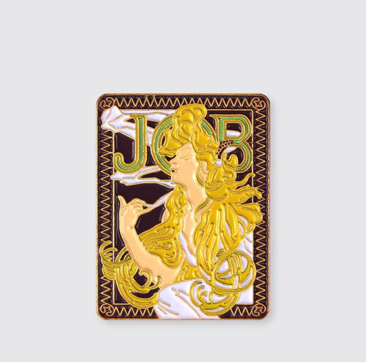 { Job } Mucha Enamel Pin - Loved To Death