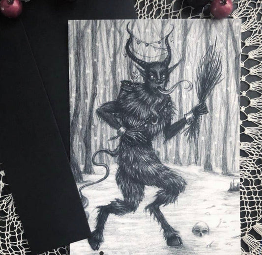 Krampus Gift Card Caitlin McCarthy - Loved To Death
