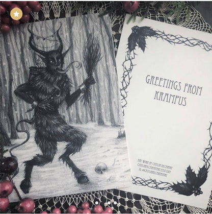 Krampus Gift Card Caitlin McCarthy - Loved To Death