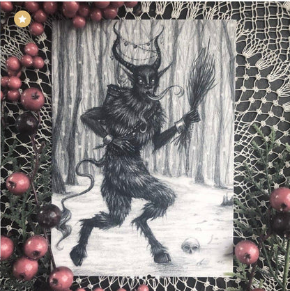 Krampus Gift Card Caitlin McCarthy - Loved To Death