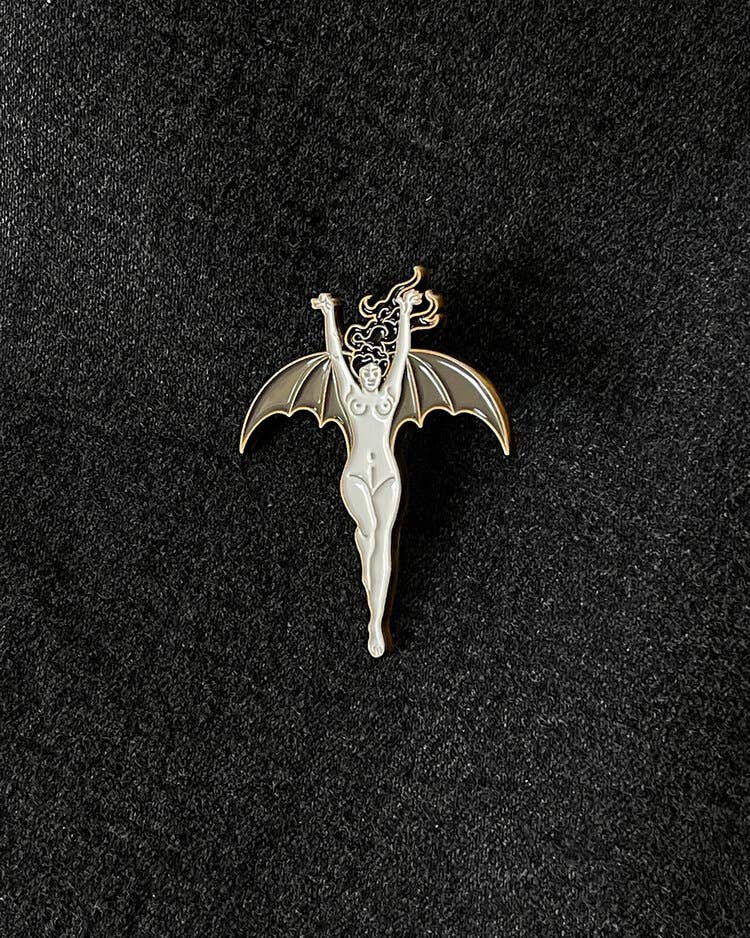 La Femme Chauve - Souris • Enamel Pin - Loved To Death