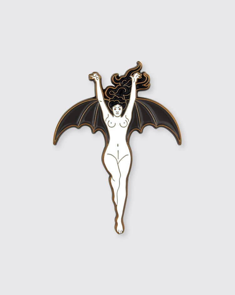 La Femme Chauve - Souris • Enamel Pin - Loved To Death