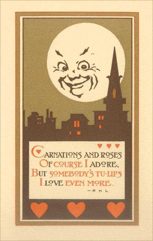 Leering Moon and Love Poem - Loved To Death