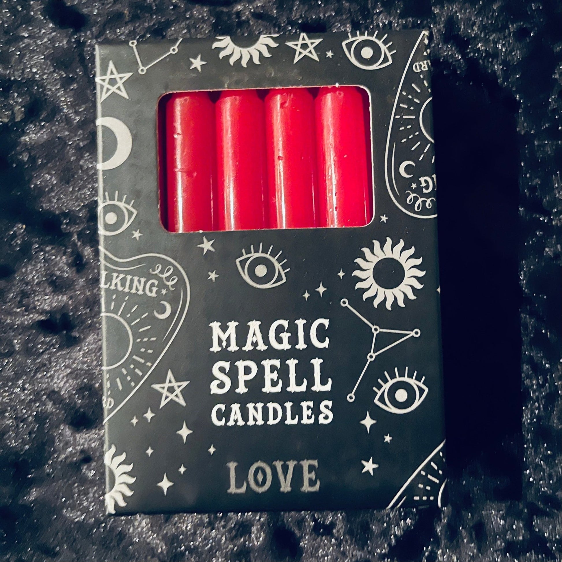 Love Spell Candle Pack 12 Red - Loved To Death
