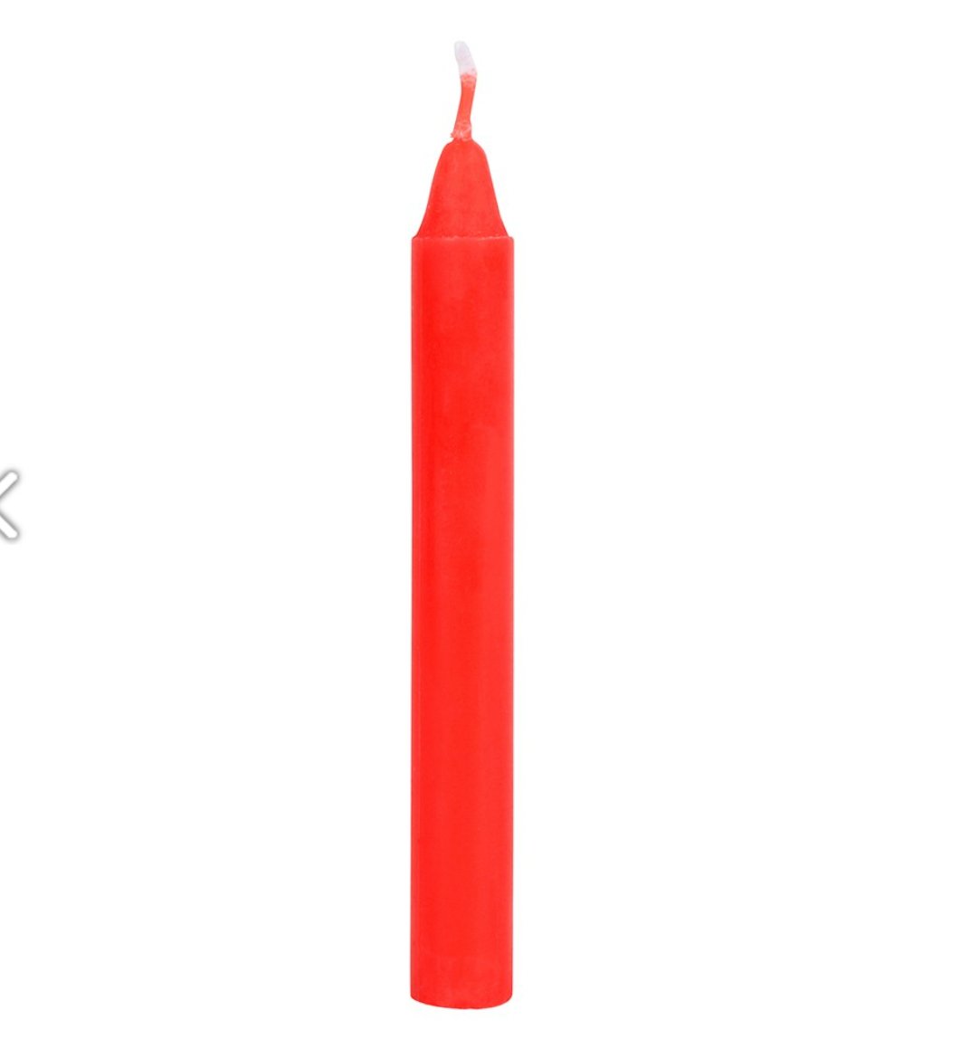 Love Spell Candle Pack 12 Red - Loved To Death