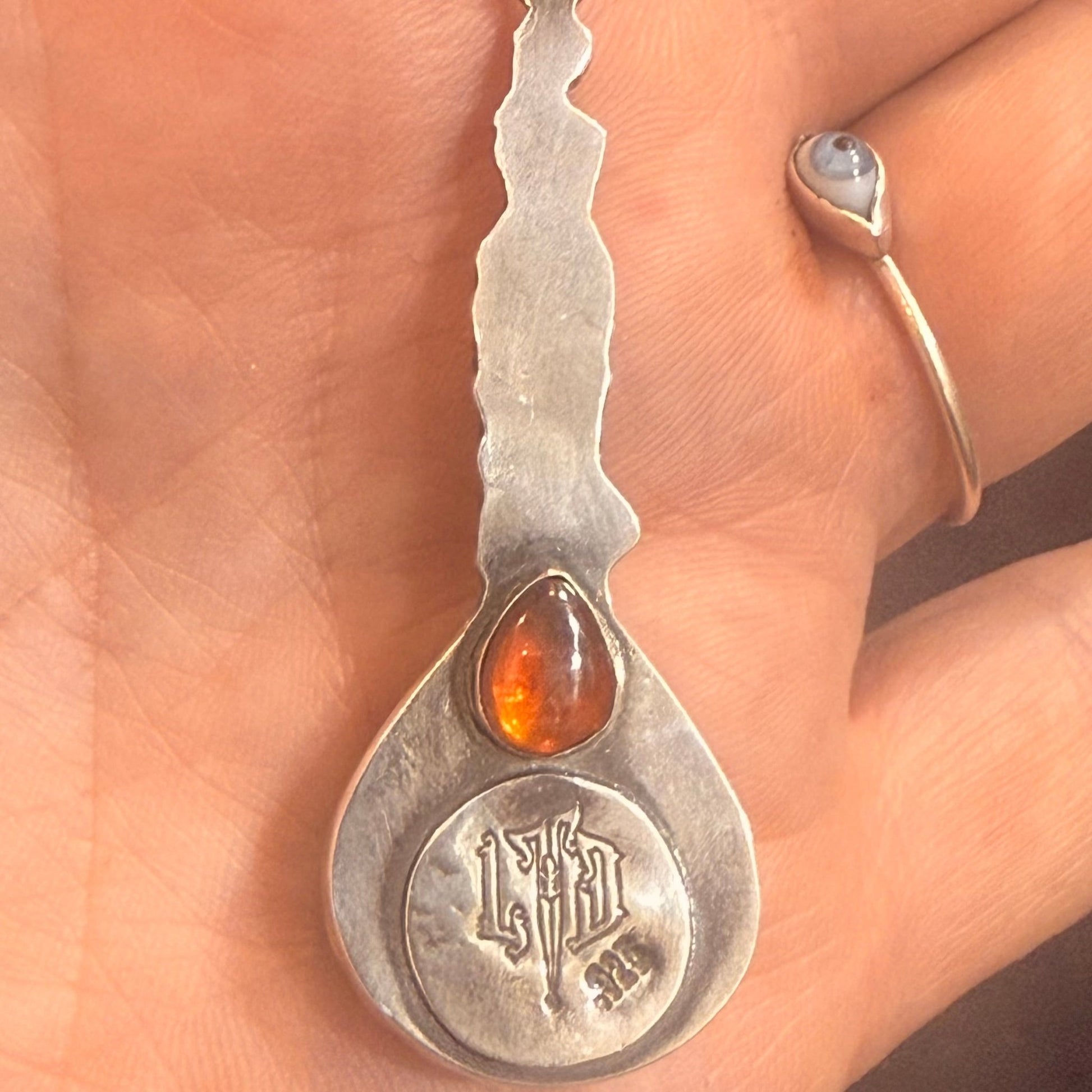 LTD Sterling Venus on Labradorite Shell Necklace - Loved To Death