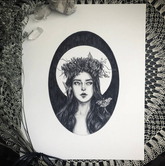 Luna Art Print Caitlin McCarthy - Loved To Death