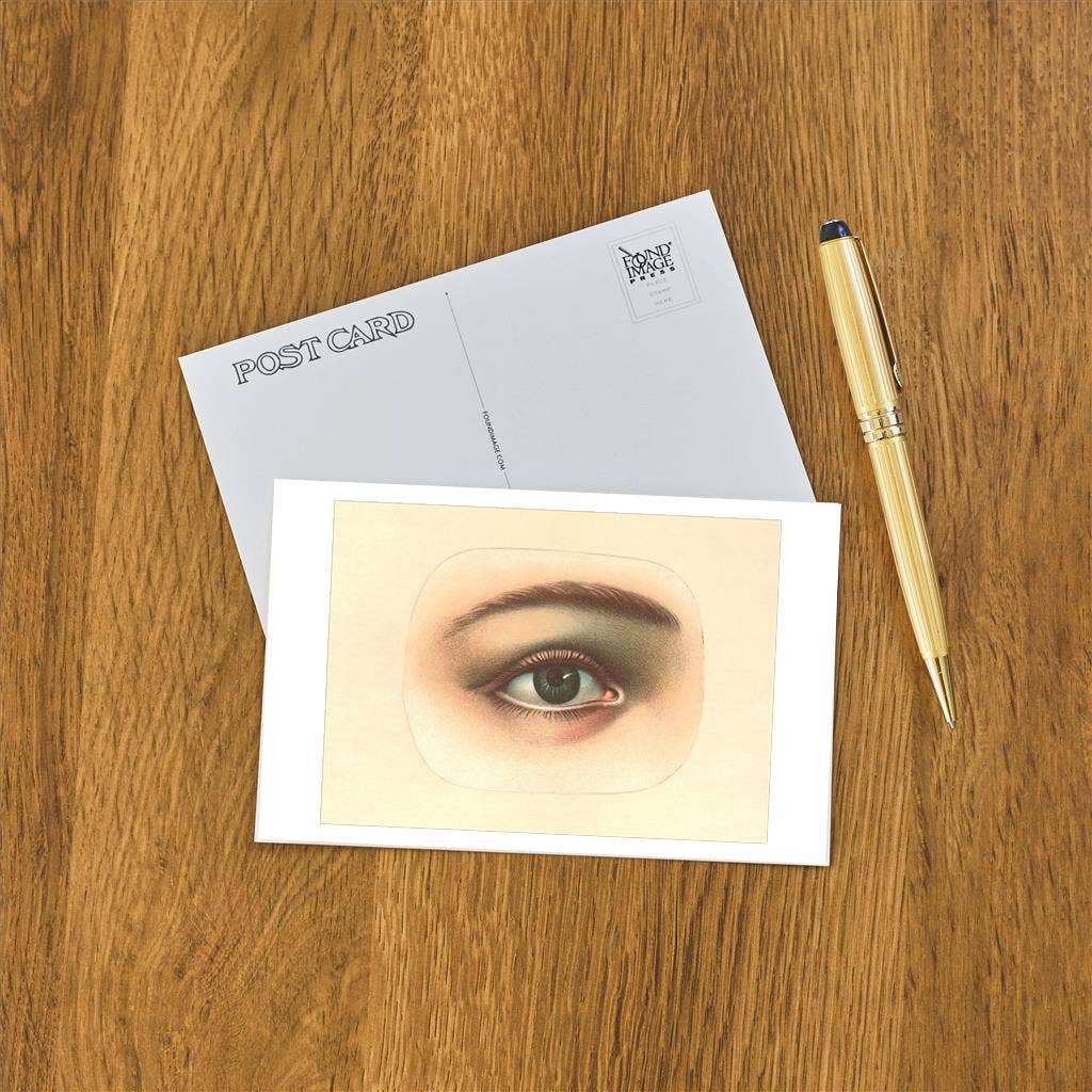 Postcard Eye Illustration - Loved To Death