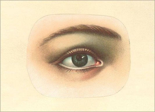 Postcard Eye Illustration - Loved To Death