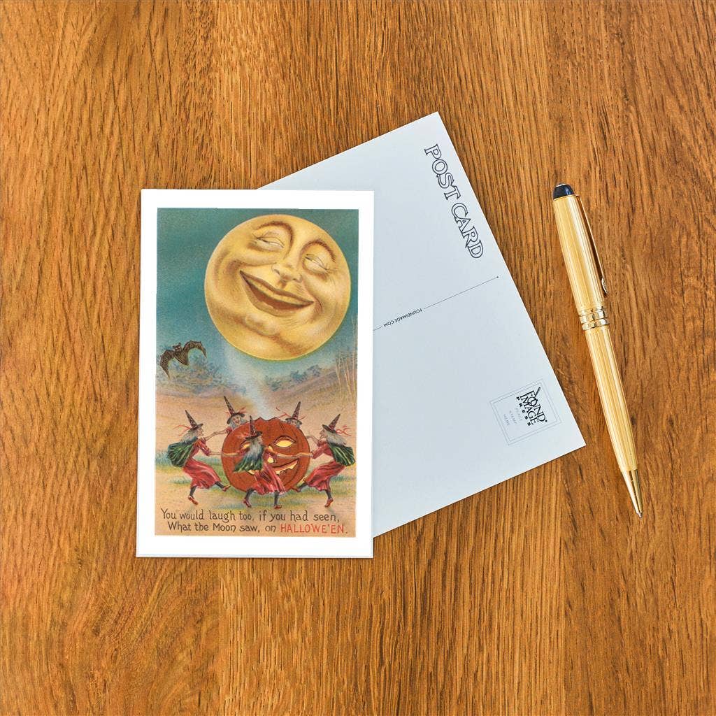 Postcard Laughing Moon, Witches HW - 243 - Loved To Death