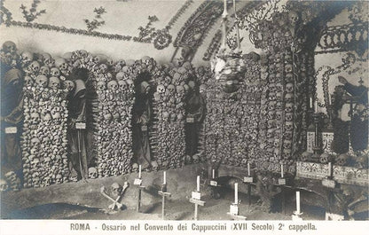 Postcard Ossuary of the Capuchin Convent IT - 343 - Loved To Death