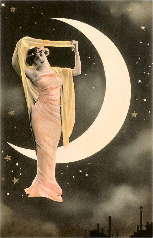 Postcard Woman in Front of Moon FE - 37 - Loved To Death