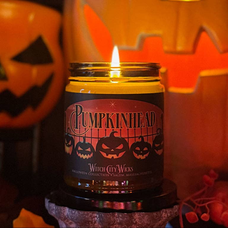 Pumpkinhead halloween candle - Loved To Death