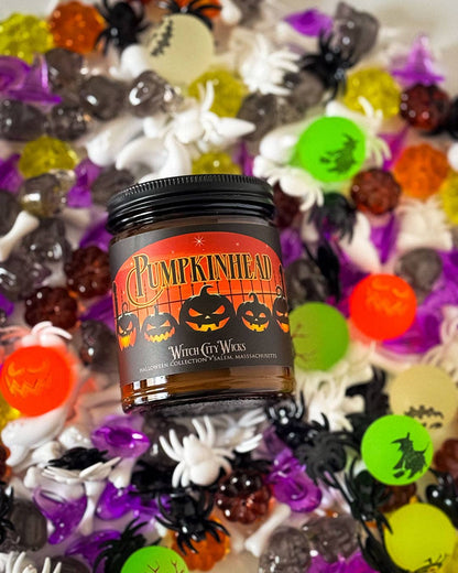 Pumpkinhead halloween candle - Loved To Death