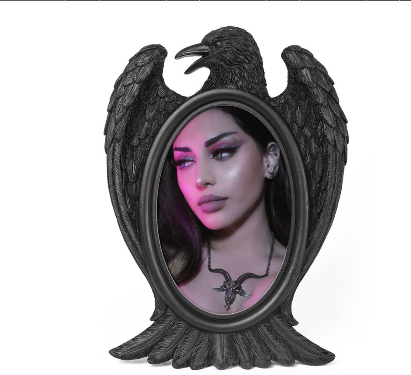 Raven Photo Frame - Loved To Death