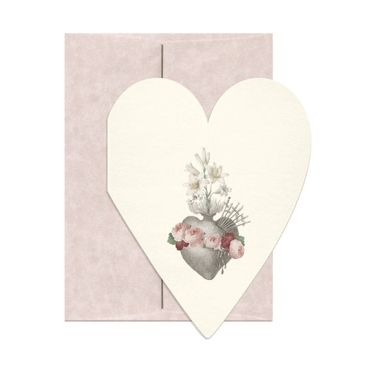 Sacred Heart Card - Loved To Death