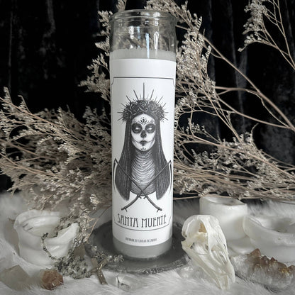 Santa Muerte Altar Candle - Loved To Death