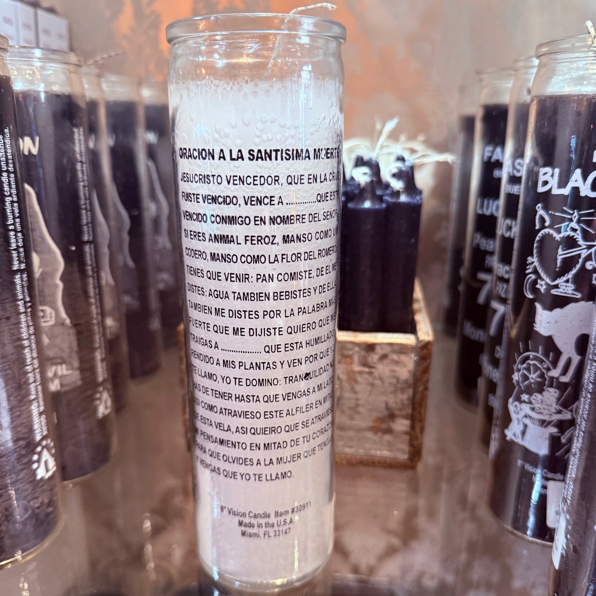 Santa Muerte White La Santisima 7 Day Candle - Loved To Death