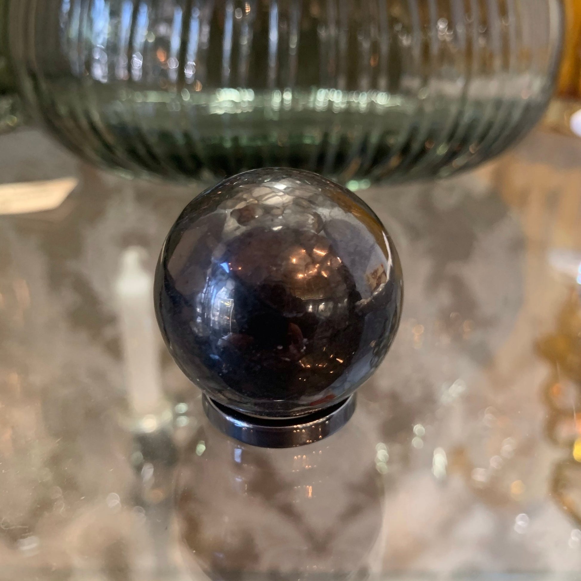 Shungite Mini Sphere - Loved To Death