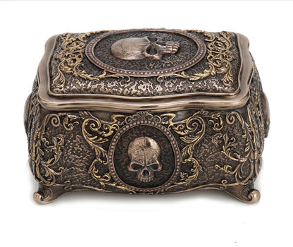 Skull Cameo Treasure Box - Loved To Death