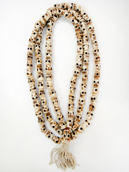 Small Bone Skull Mala - Loved To Death