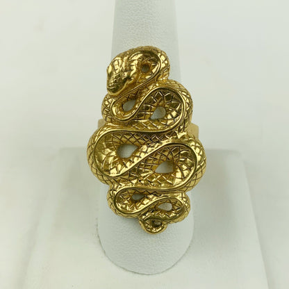 Snake Ring Gold Plated - Loved To Death